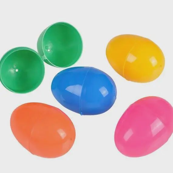 2.5&quot; 10pcs Assorted Color Fillable Easter Eggs (Easter)