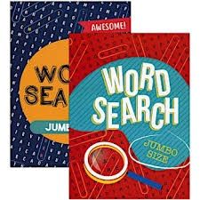 Word Search Jumbo Size (Stationery)