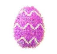9&quot; Easter Egg Tinsel Wall Plaque (Easter)