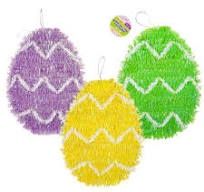9&quot; Easter Egg Tinsel Wall Plaque (Easter)