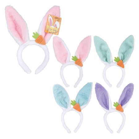 Plush Bunny Ears with Carrot (Easter)