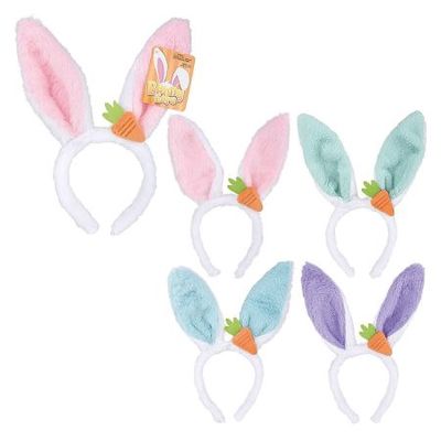 Plush Bunny Ears with Carrot (Easter)