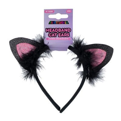 Cat Ears Headband with Fur (Easter)