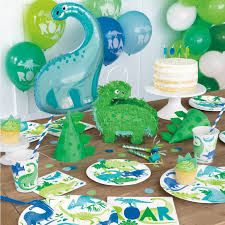 Blue &amp; Green Dinosaur Birthday