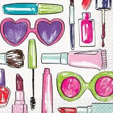 16  Spa Party Beverage Napkins CLOSEOUT