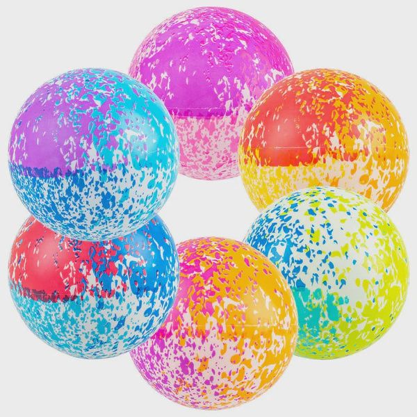 6" Splatter Vinyl Ball (Soft Plastic)