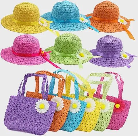 2 Set Tea Party Sun Hat &amp; Purse
