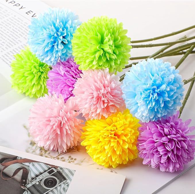 Artificial Chrysanthemums Easter Flowers