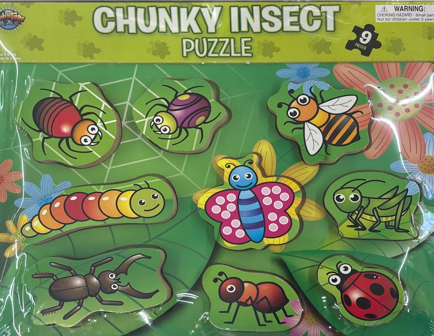 9pcs Chunky Insect Puzzle (Puzzles)