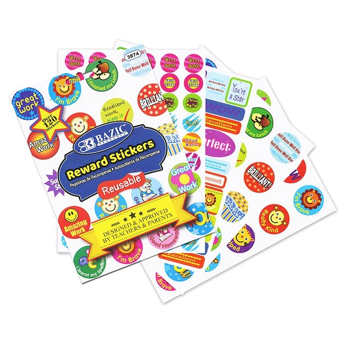 120pcs Assorted Rewards Stickers (Sticker Stationery)