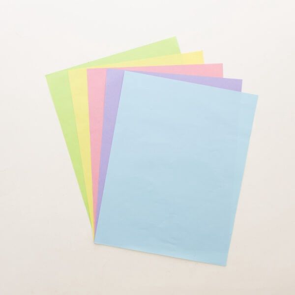 50pcs 8.5&quot;x11&quot; Multipurpose Color Paper (Paper Stationery)