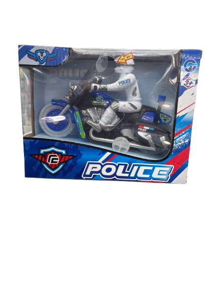 Police Bike with Figure Men