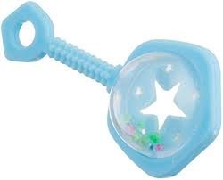 6pcs Baby Shower Favors Baby Rattles (Pink/Blue)