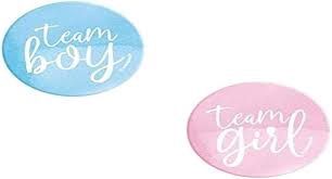 10pcs Team Girl &amp; Team Boy Button Badges