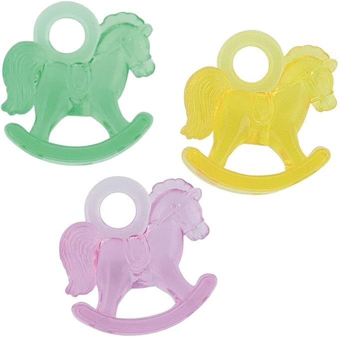 16pcs Assorted Color Rocking Horse Baby Shower Favors