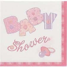 16pcs Baby Pink Stitching Beverage Napkins