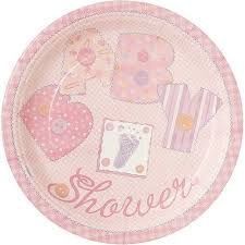8pcs 9&quot; Baby Pink Stitching Plates