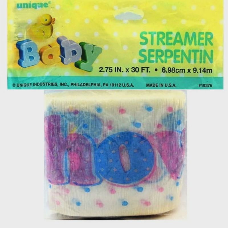 30ft Baby Shower &quot;Baby&quot; Streamer