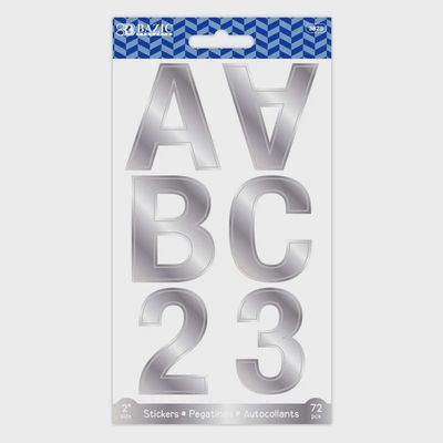 Stickers 2" size 72 PC bazic products