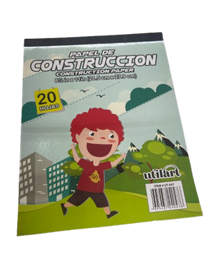 UTILART 20pcs  8.5x11 construction paper