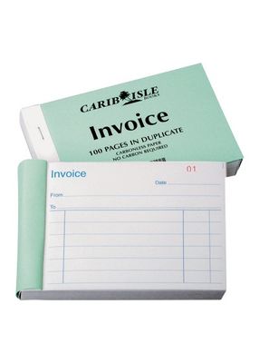 100 Pages Invoice Book Short in Duplicate