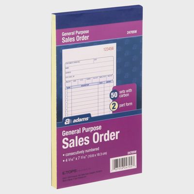 Bazic General Purpose Sales Order Book