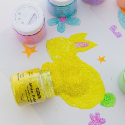 Bazic 2oz Neon Color Fine Glitter Shaker