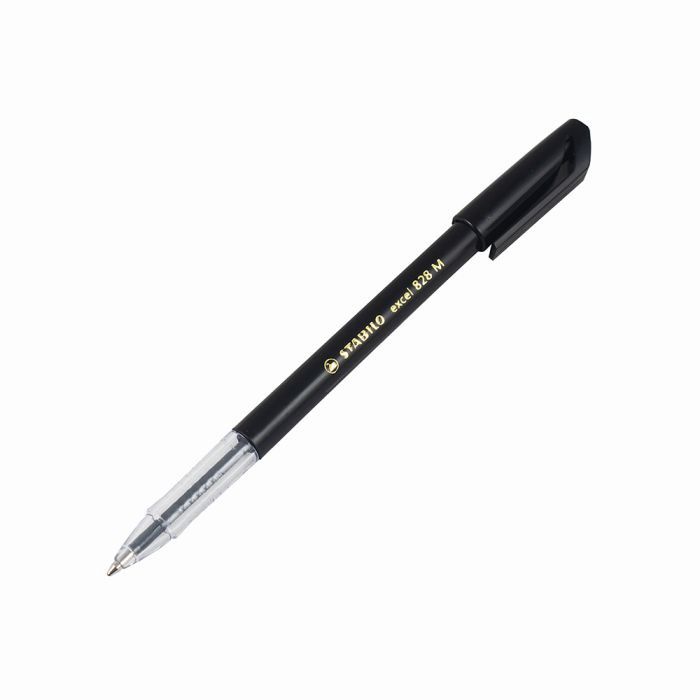 Stabilo Excel Black Ballpoint Medium Pen