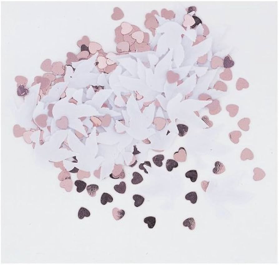 0.5oz Wedding Doves Foil Confetti