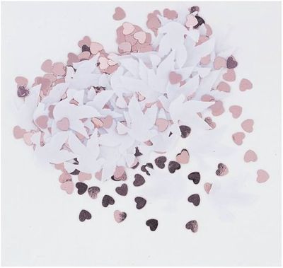 0.5oz Wedding Doves Foil Confetti