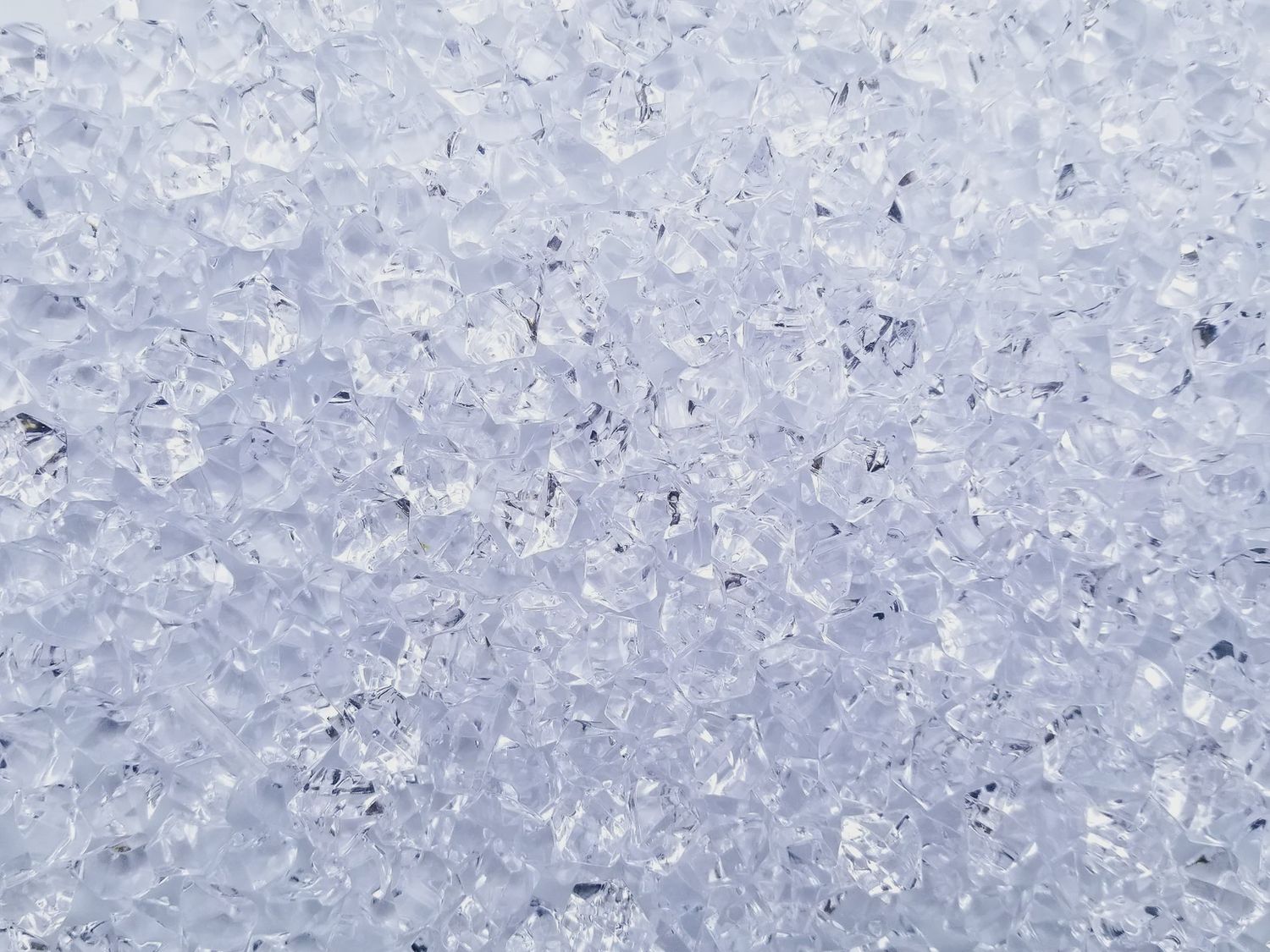 73pcs Small Colored Faux Crystal Decorative Stones, Color: Clear