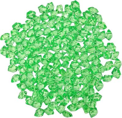 73pcs Small Colored Faux Crystal Decorative Stones