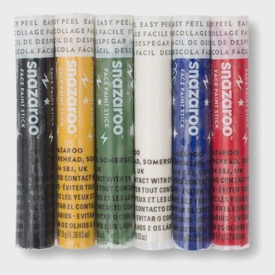 6pcs Snazaroo Face Paint Sticks