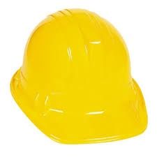 Yellow Plastic Construction Hat