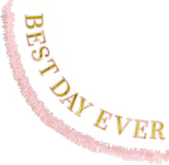 7ft Best Day Ever Fringe Garland Banner Set