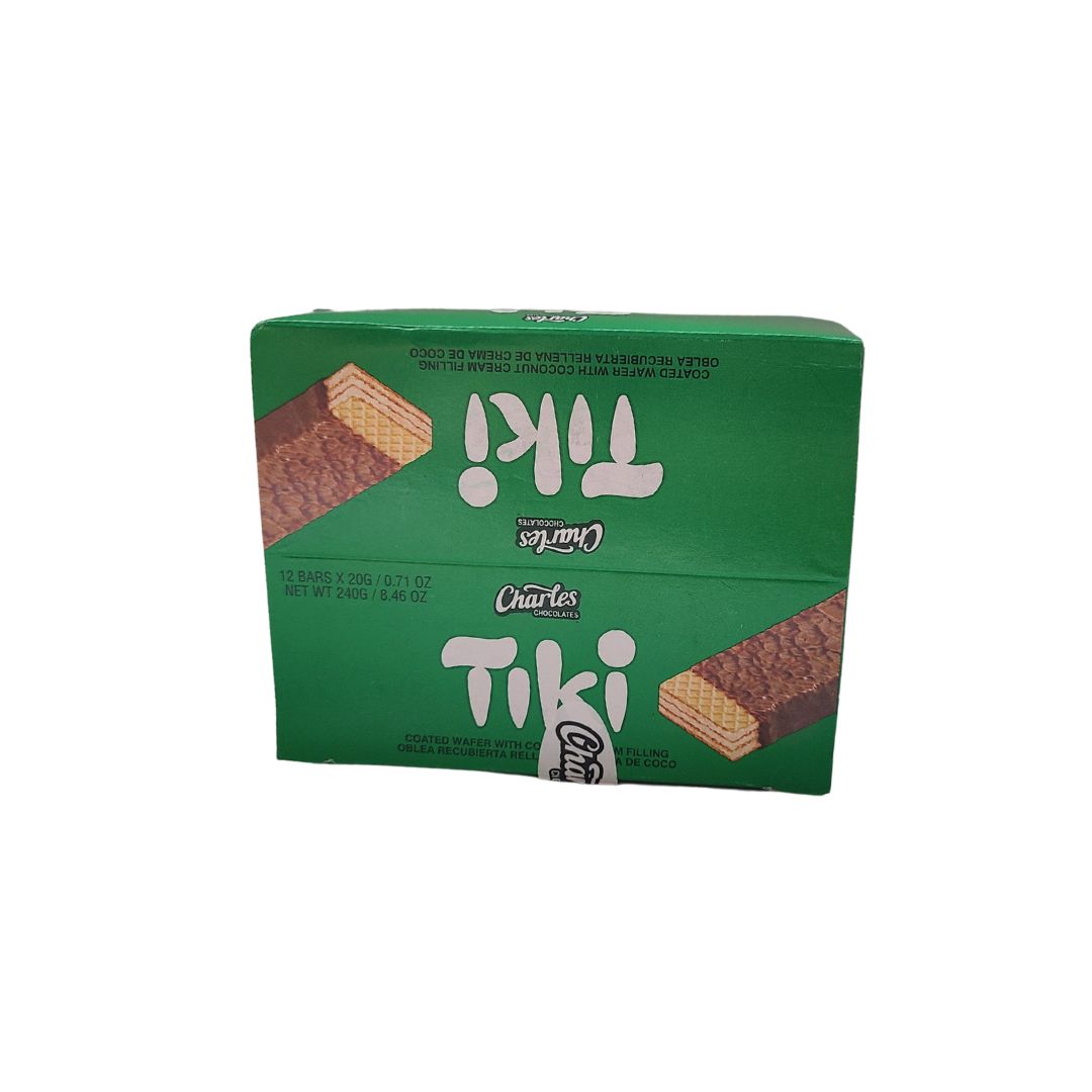 16 bars Tiki Chocolate Wafer, Type: Coconut