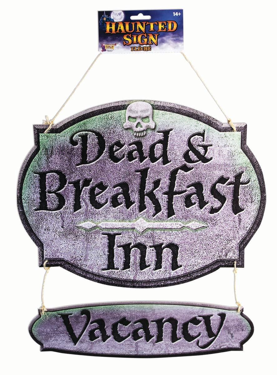 Dead &amp; Breakfast Inn Haunted Sign