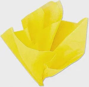 10pcs Yellow Tissue Paper