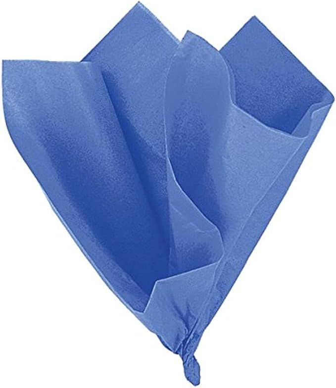 10 royal blue tissue paper