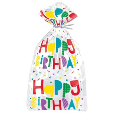 20pcs Colorful Happy Birthday Cello Bags