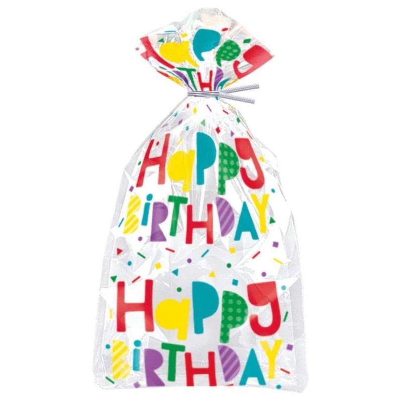 20pcs Colorful Happy Birthday Cello Bags
