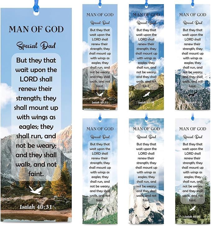 Man of God Religious Bookmarks