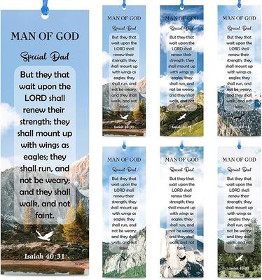 Man of God Religious Bookmarks
