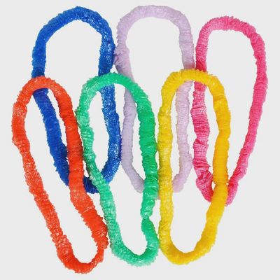 Solid Color Plastic Leis
