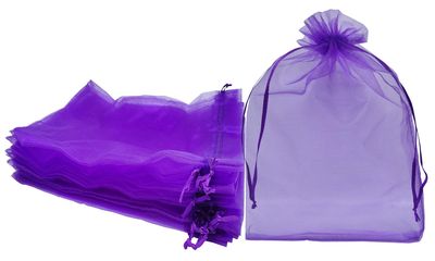 5pcs 8"x12" Organza Mesh Bags