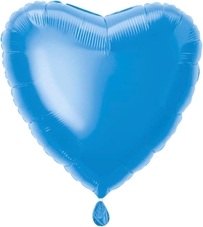 18&quot; Dark Blue Heart Shaped Balloon (Helium)