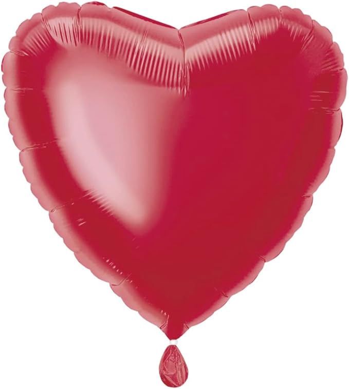 18&quot; Red Heart Shaped Balloon (Helium)