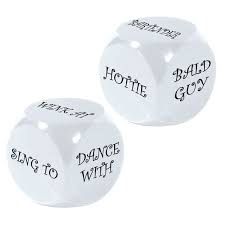 2pcs Bachelorette Decision Dice Game