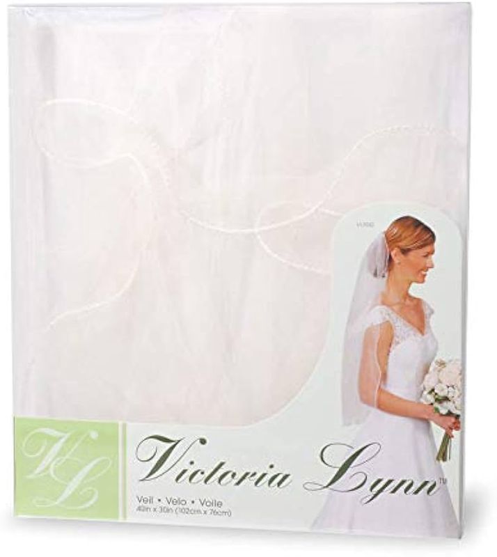 Victoria Lynn 40in x 30in Pearl Edge Veil