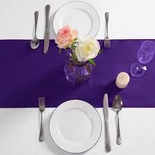 12in x 6ft David Tutera Table Runner (Colors Vary)
